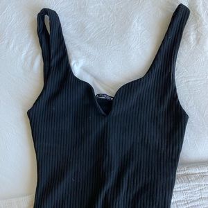 Zara black body suit NWOT